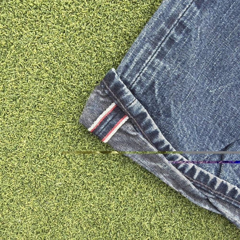 Simon Miller Jeans Mens 34x34 Blue Selvedge Gunnison 001 Narrow Made in USA